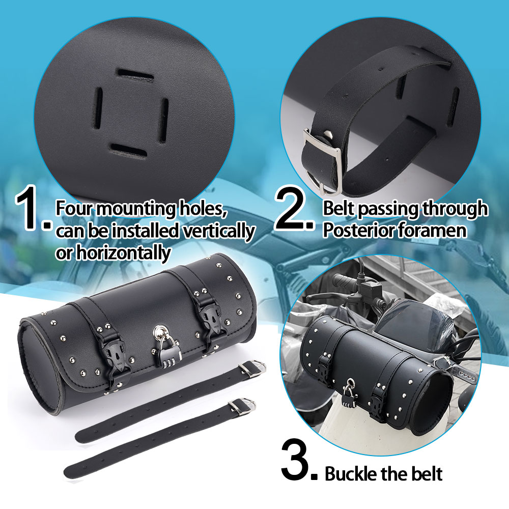 Motorcycle Luggage Storage Pou - đánh giá và giá Waterproof Motorcycle Handlebar Bag Pouch