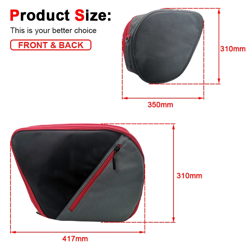 New For Yamaha Tracer 9 / 900  - đánh giá và giá Motorcycle Saddlebag Liner Inner Bags