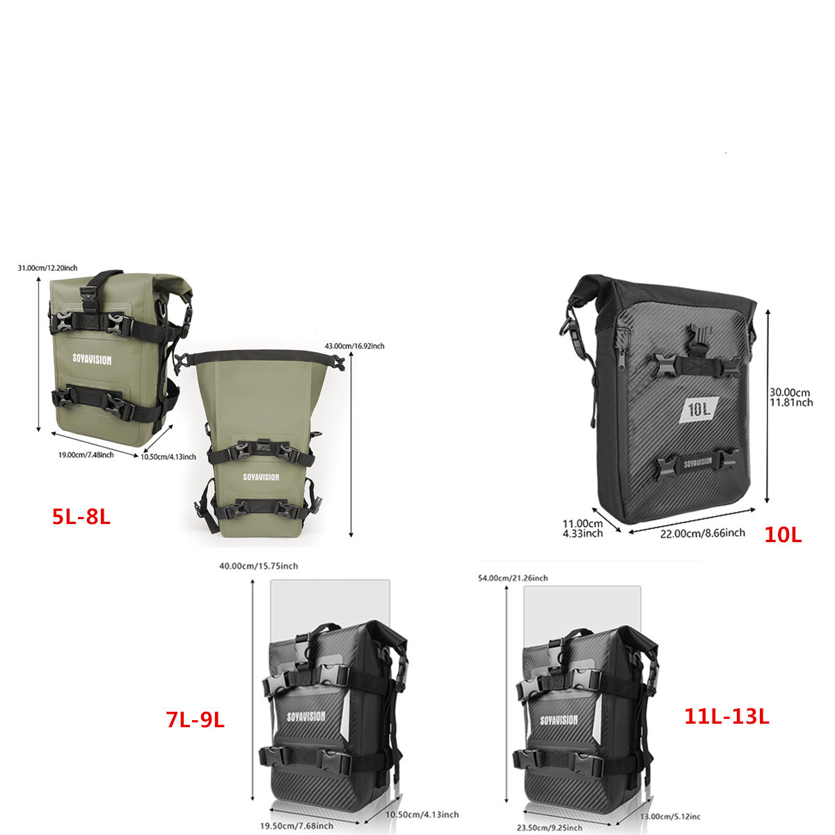 ADV Motorcycle Crash Bar Bag 8 - đánh giá và giá Motorcycle Crash Bar Waterproof Dry Bag