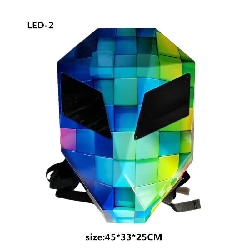 LED Backpack Motorcycle helmet - đánh giá và giá Motorcycle Helmet Backpack Waterproof Led