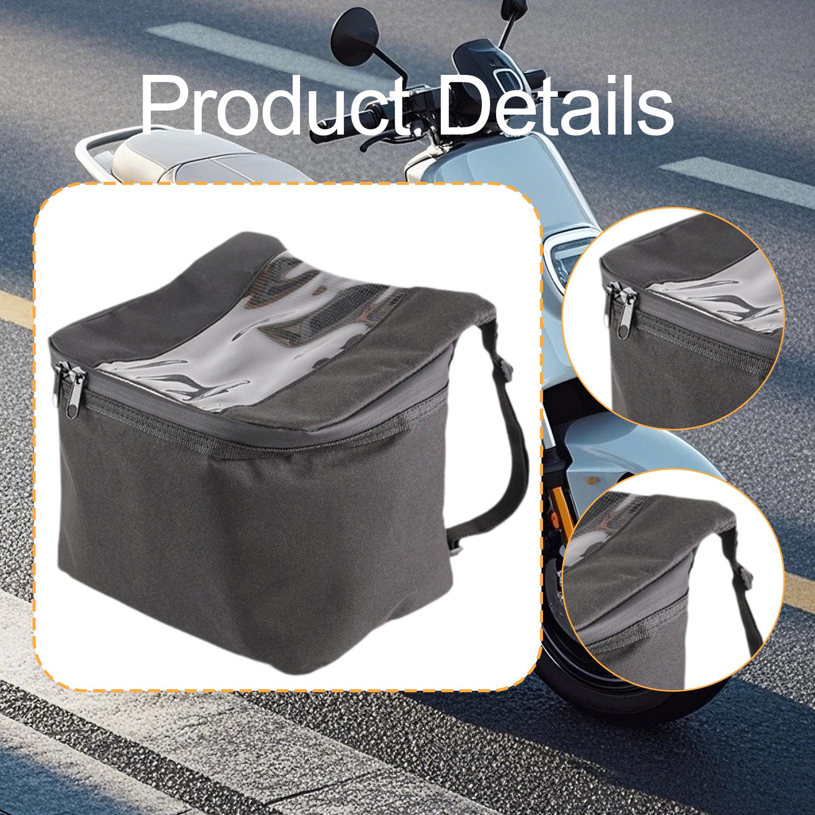 Motorcycle Front Basket Waterp - đánh giá và giá Waterproof Motorcycle Handlebar Bag Pouch