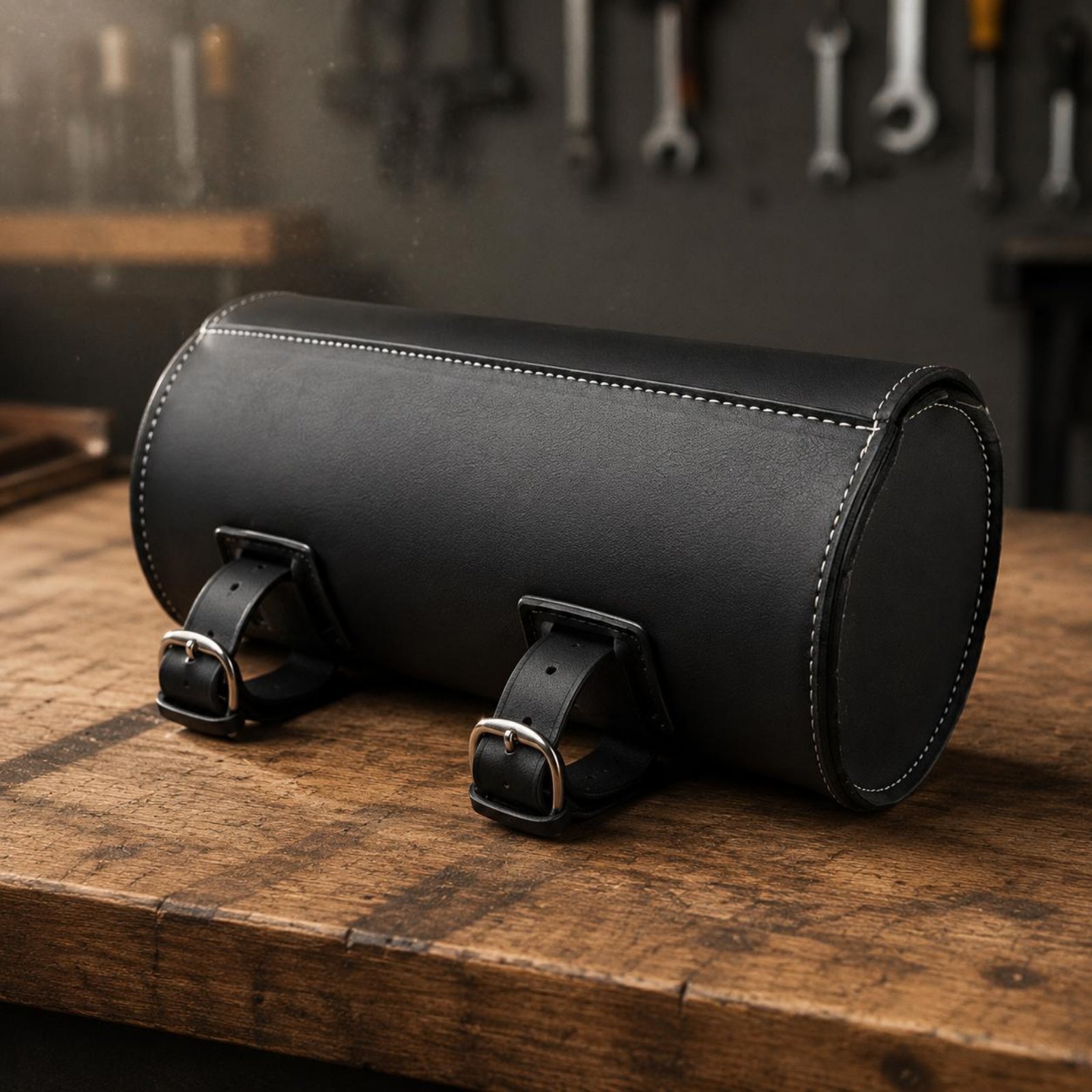 Vintage Leather Motorcycle Bag - đánh giá và giá Waterproof Motorcycle Handlebar Bag Pouch