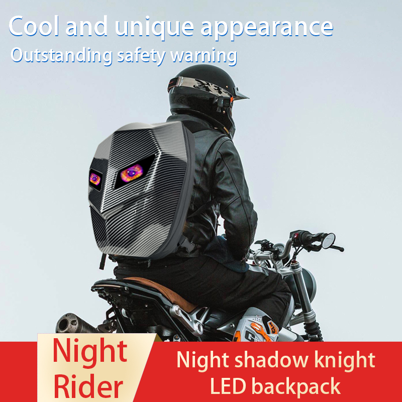 Motorcycle backpack with LED e - đánh giá và giá Motorcycle Helmet Backpack Waterproof Led