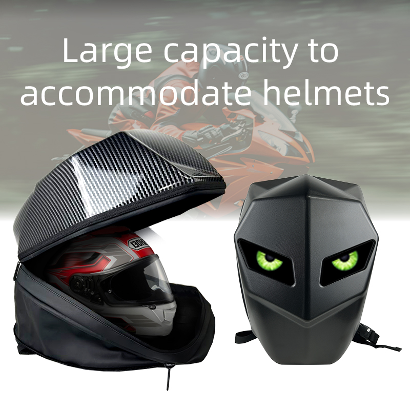 Motorcycle backpack with LED e - đánh giá và giá Motorcycle Helmet Backpack Waterproof Led