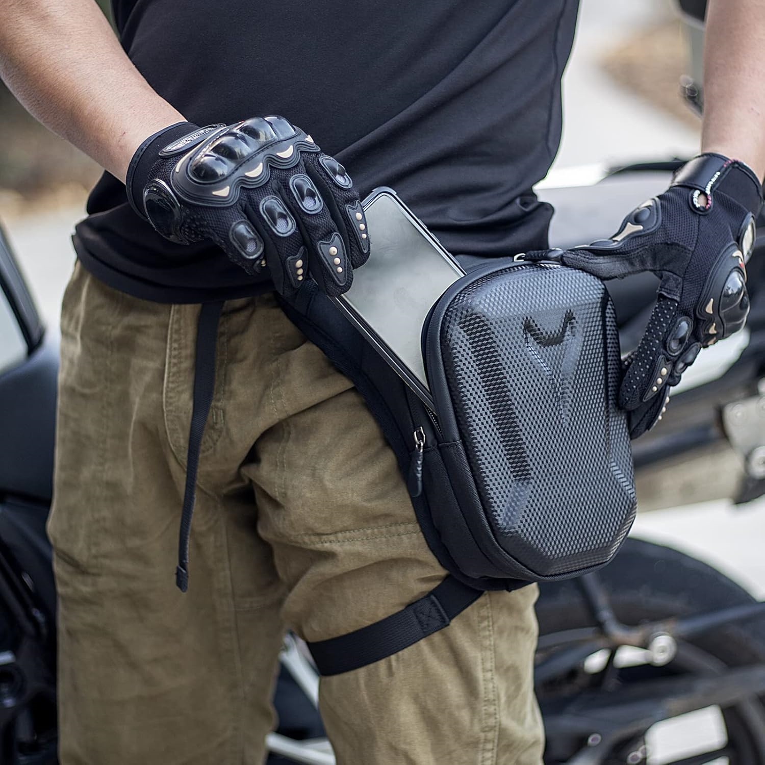 Motorcycle Waist Drop Leg Bag  - đánh giá và giá Motorcycle Leg Bag Drop Thigh Pouch