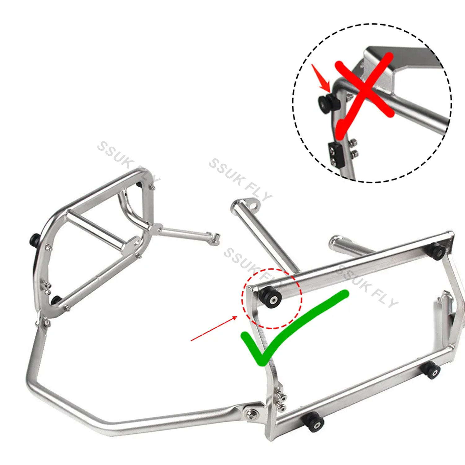 Motorcycle Side Box Luggage Ca - đánh giá và giá Pannier Mounting Bracket Rack Kit Motorcycle