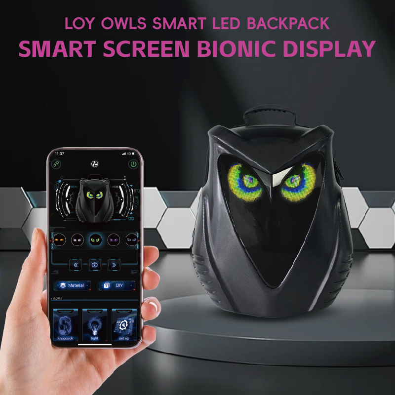 LED Eye Backpacks For Men Hard - đánh giá và giá Motorcycle Helmet Backpack Waterproof Led