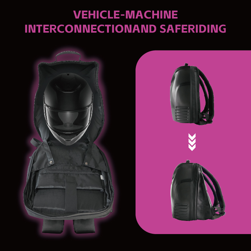 LED Eye Backpacks For Men Hard - đánh giá và giá Motorcycle Helmet Backpack Waterproof Led