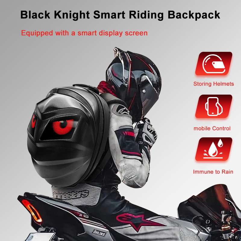 Best Quality Loy Black Knight  - đánh giá và giá Motorcycle Helmet Backpack Waterproof Led